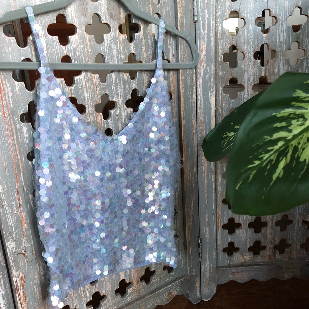 Sequin mermaid top